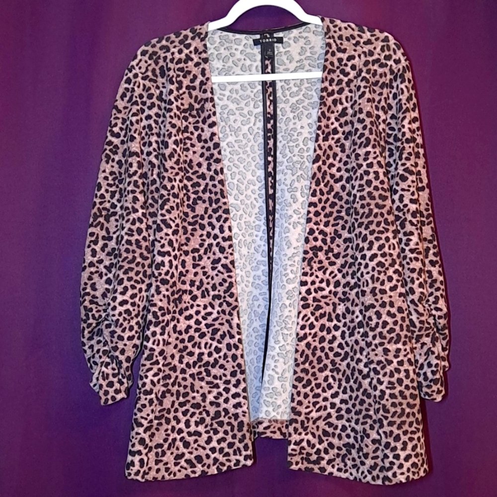 Torrid Leopard Blazer